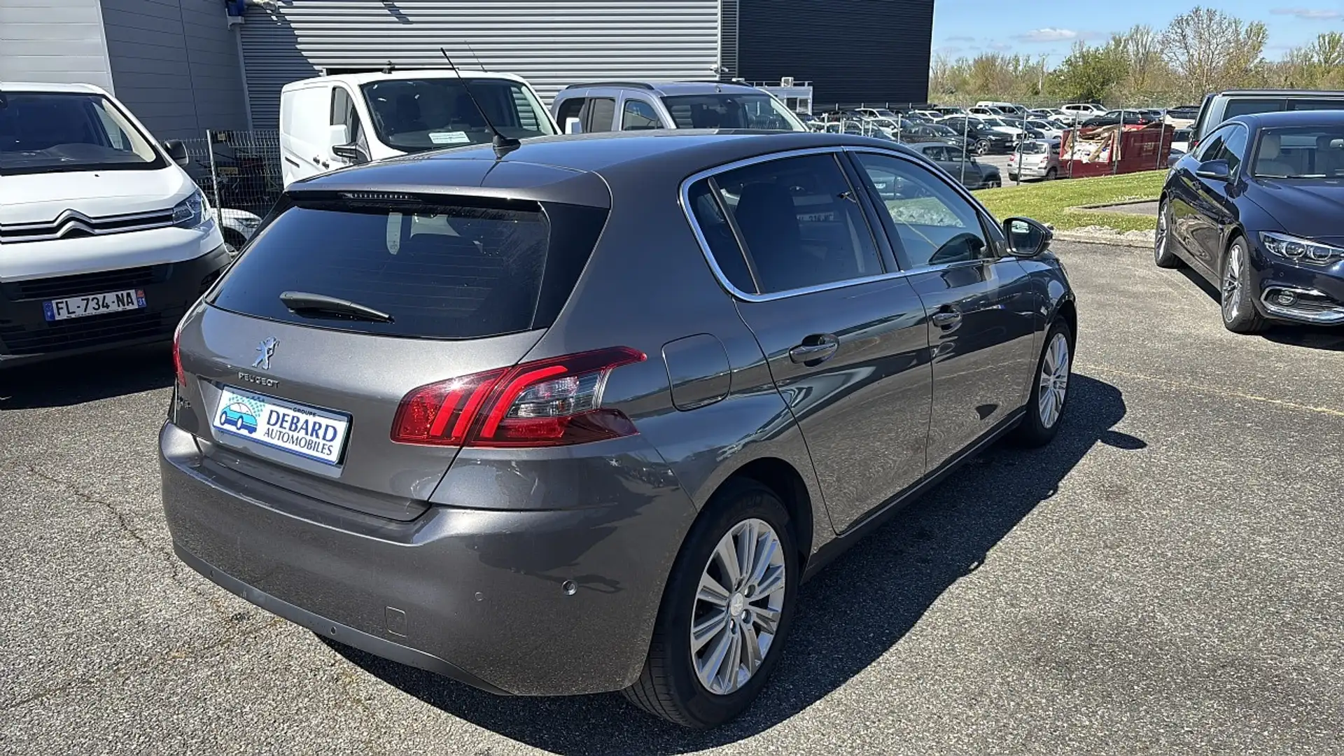 Peugeot 308 1.2 PURETECH 130CH S\u0026S ALLURE PACK EAT8 Gris - 2