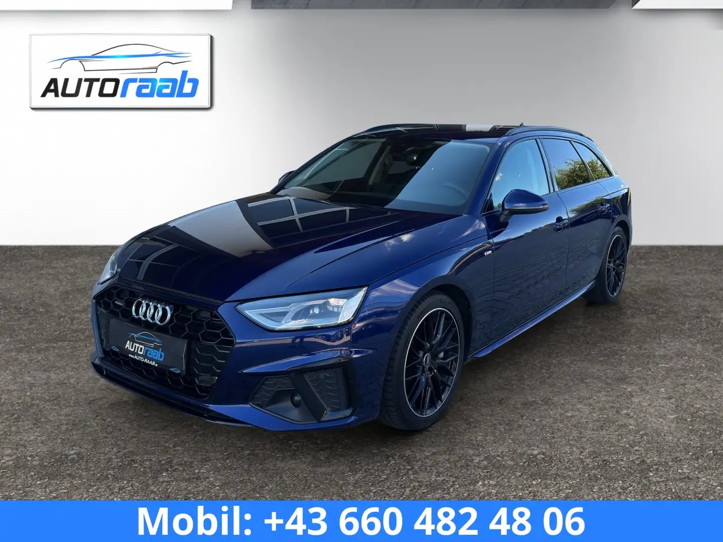 Audi A4 Avant 40 TDI quattro S-tronic*S-line*LED*NAV*Black Blau - 1