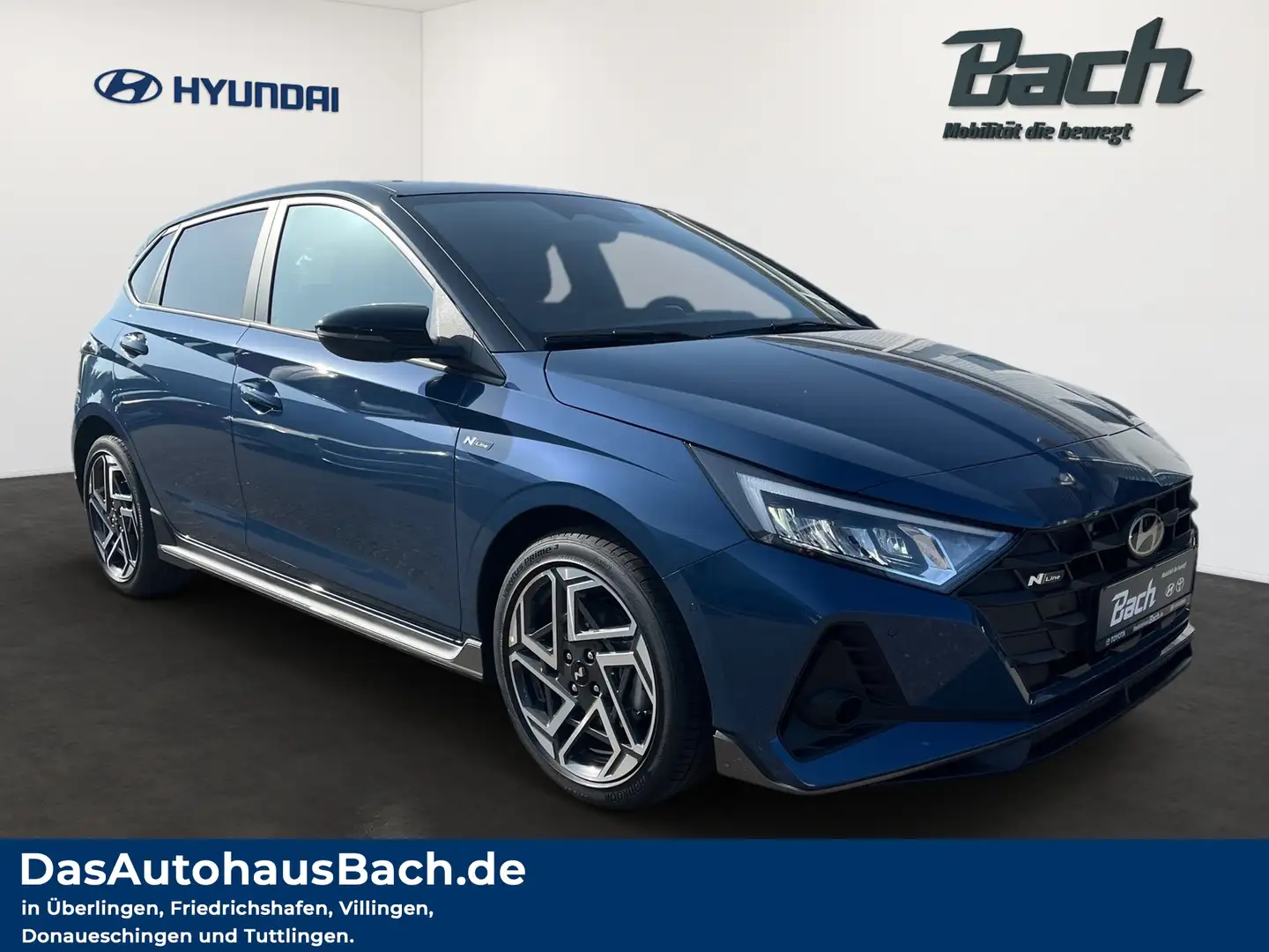 Hyundai i20 1.0L N-Line mit Assistenz- und Smart-Paket Blau - 2