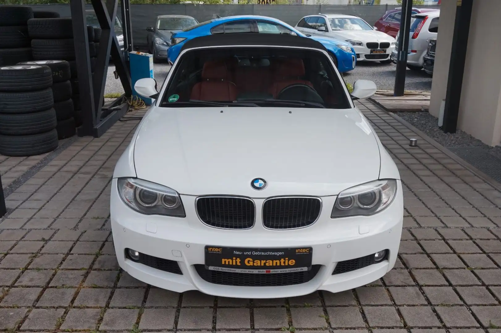 BMW 125 i Cabrio M-Sport*Navi Pro~KeyGo~H&K~Gel. Blanc - 2