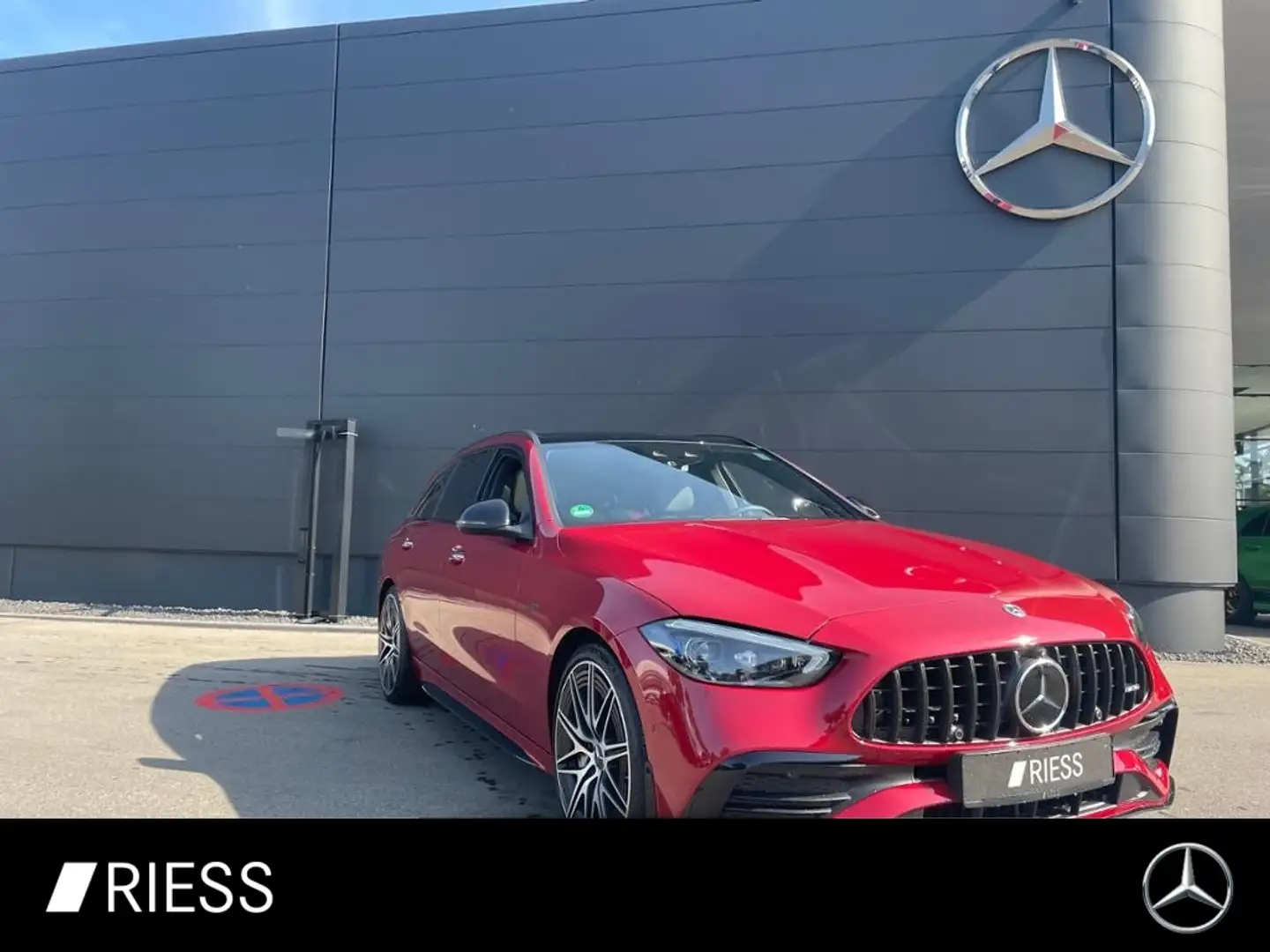 Mercedes-Benz C 43 AMG C 43 T AMG PANO+AHK+DISTR+KEYL+HEAD UP+HALENKUNG Roşu - 1