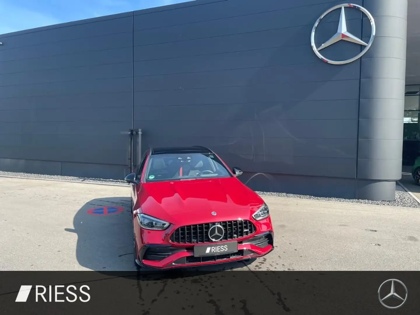 Mercedes-Benz C 43 AMG C 43 T AMG PANO+AHK+DISTR+KEYL+HEAD UP+HALENKUNG Roşu - 2