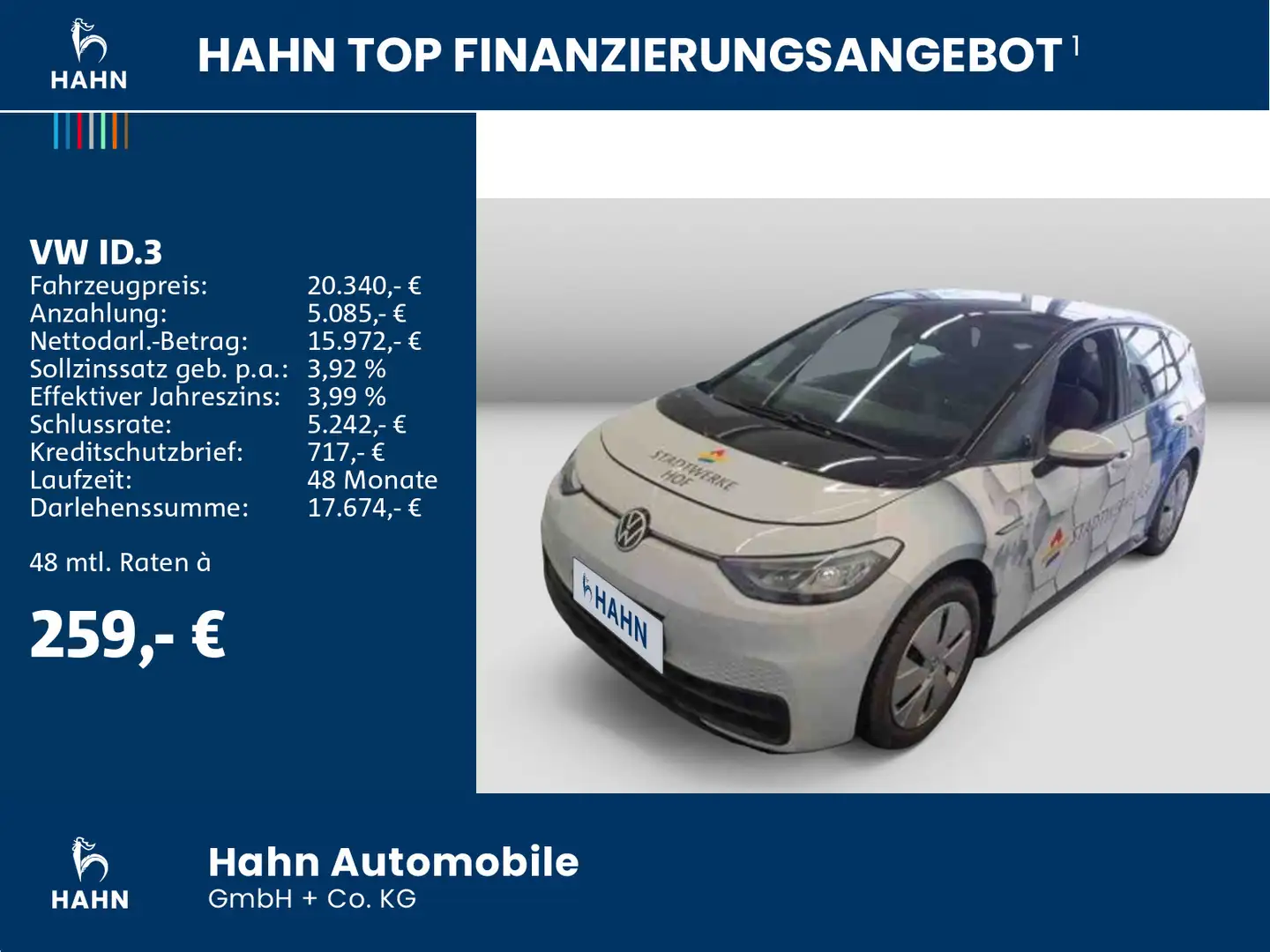 Volkswagen ID.3 Pure Performance Navi Standh Keyless Weiß - 2