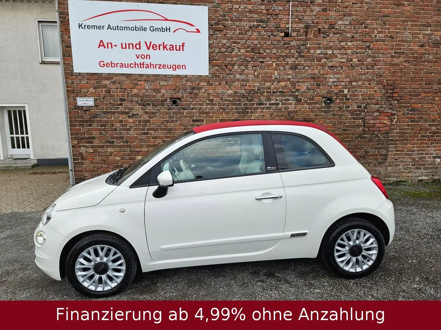 Fiat 500 Mild Hybrid Lounge | TüV neu Weiß - 2