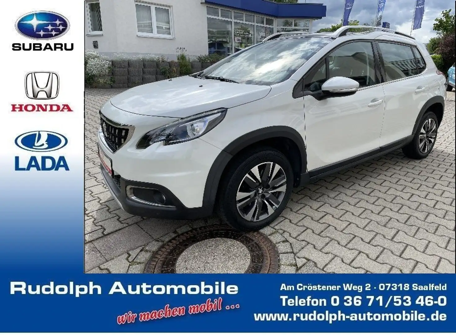 Peugeot 2008 PureTech 110 Allure Automatik Blanco - 1