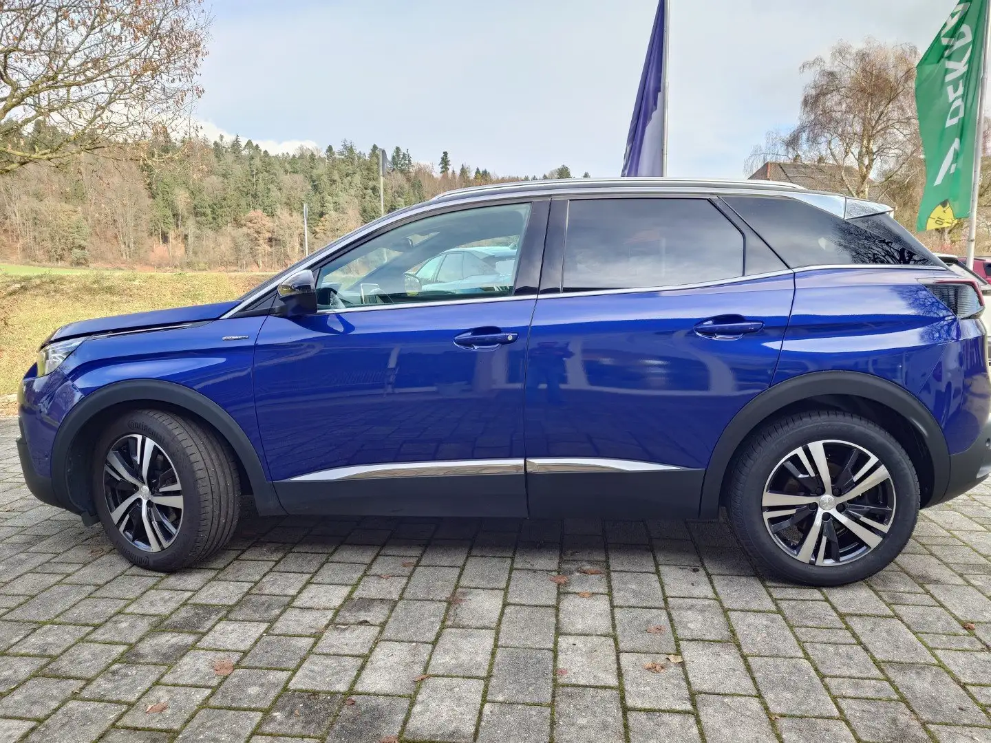 Peugeot 3008 Allure GT-Line 180 EAT8 *Kam360°*el. HKL*Pano* Blau - 2