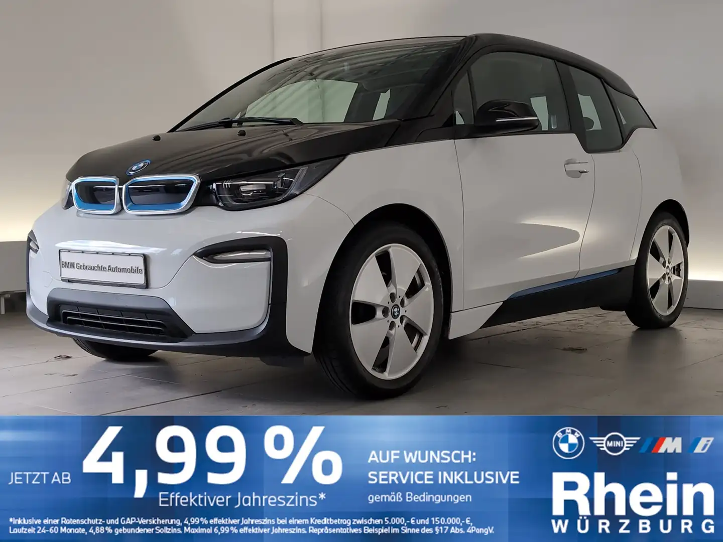 BMW i3 120Ah LED/Bluetooth//DAB-Tuner/PDC/RDC//Klima LED/ Blanc - 1