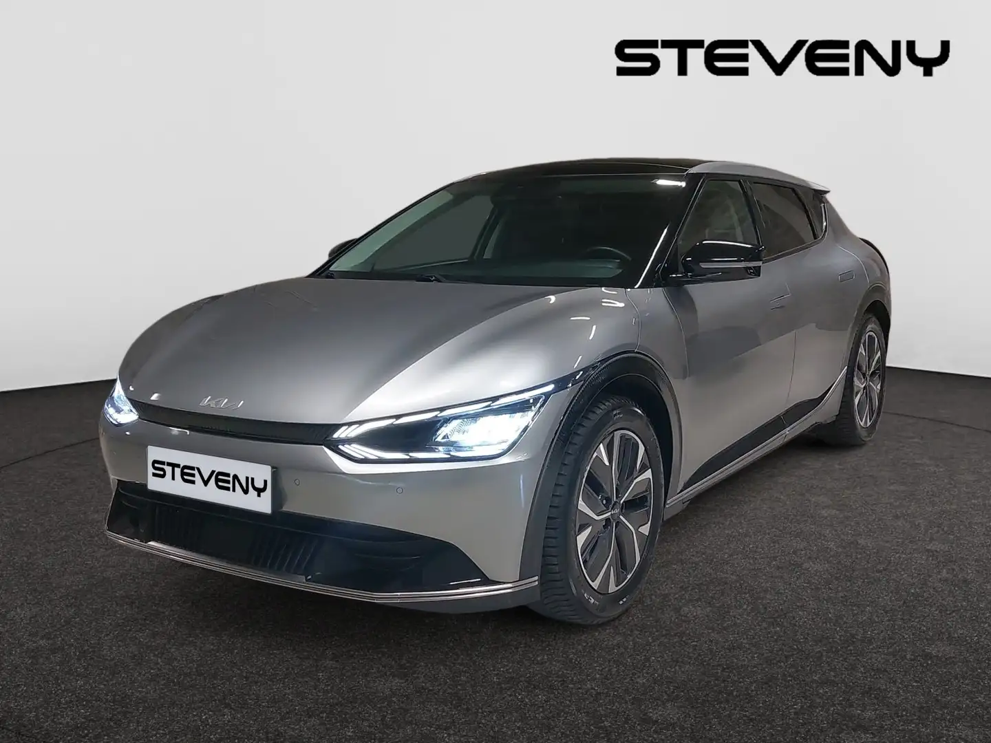Kia EV6 EARTH 77.4 kWh RWD 228CV *CUIR*GPS*TOIT OUVRANT* Gris - 1