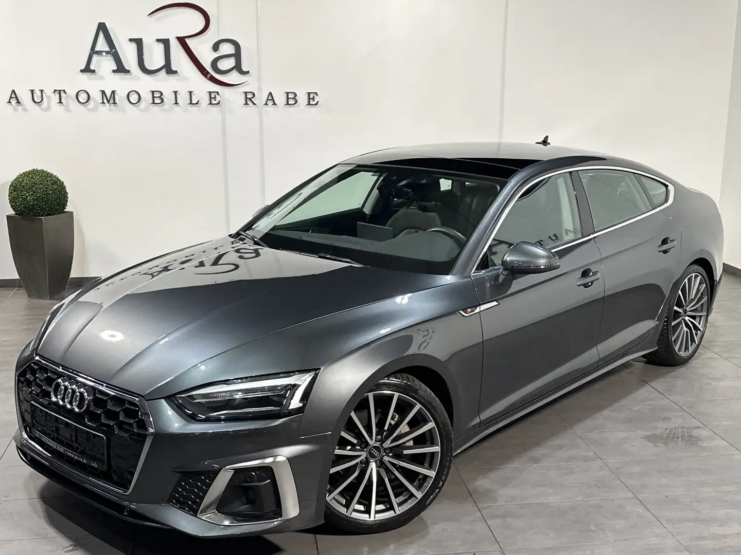 Audi A5 SpB 40 TFSI Qu S-Line NAV+LED+PANO+KAM+B&O+PP Grau - 1
