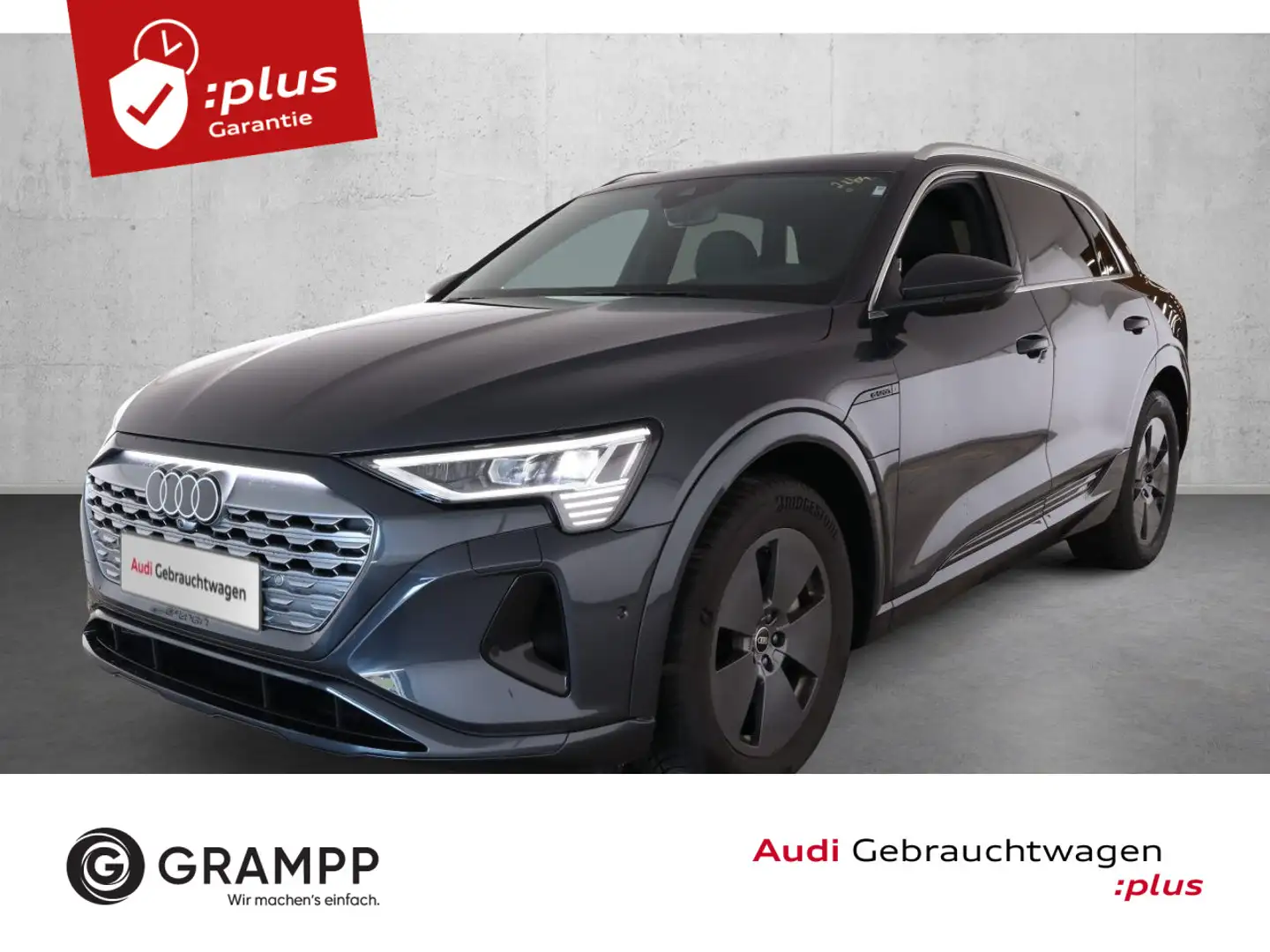Audi Q8 e-tron 55 Advanced +ADAPAIR+MEMORY+HUD+MATRIX Grau - 1