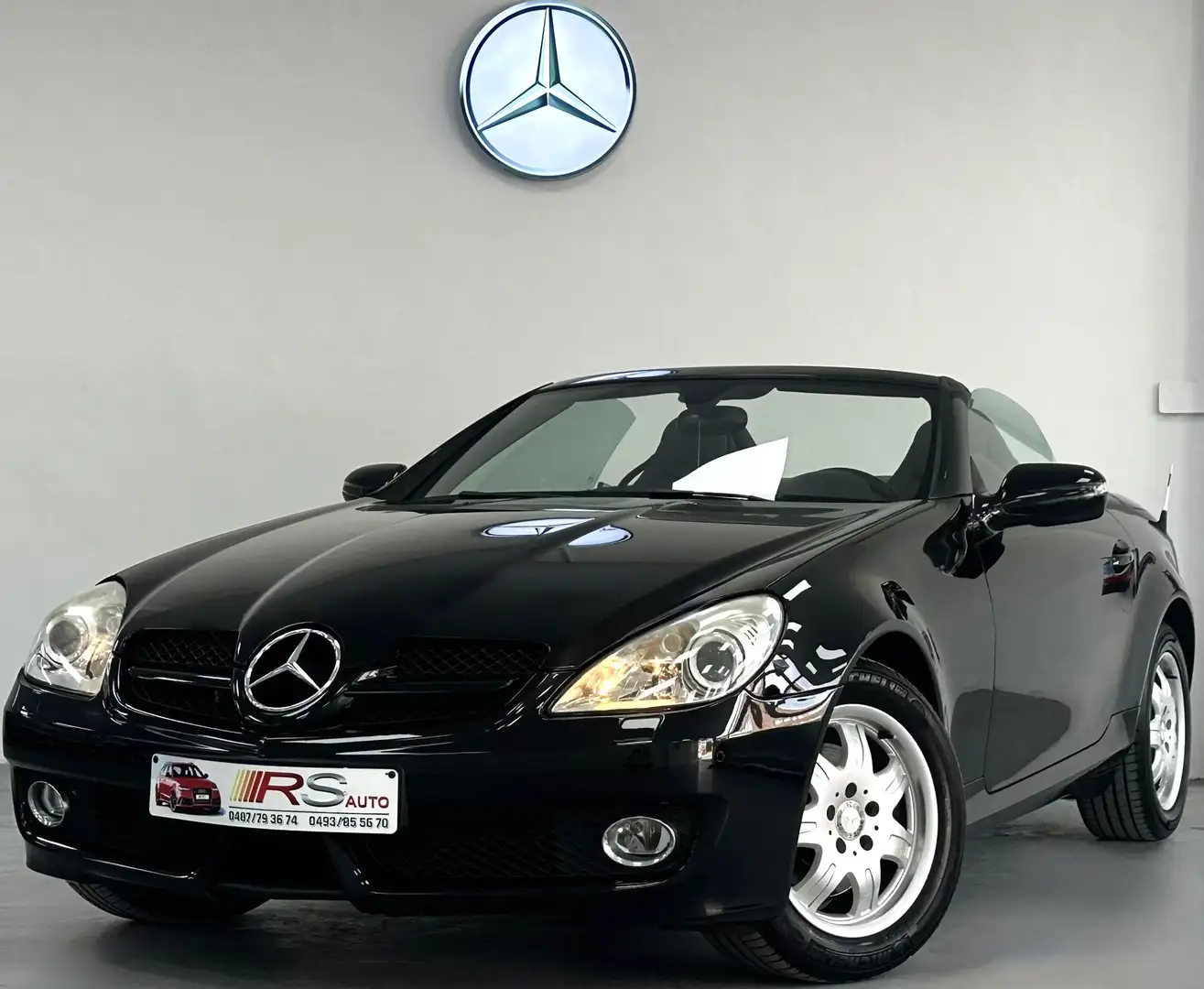 Mercedes-Benz SLK 200 Kompressor - GARANTIE 12 MOIS - AUTOMATIQUE - GPS - XENON - CUIR CHAUFFANT - AIRSCARF -FACE LIFT-PARKTRONIC AVANT/ARRIERE Negro - 1