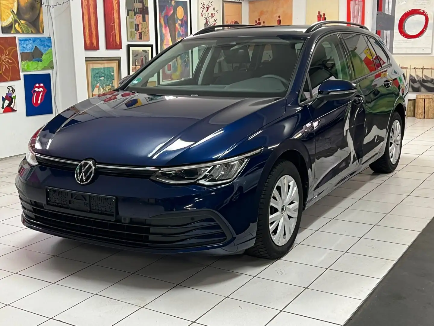 Volkswagen Golf VIII Variant Life LED Navi 1 Hand unfall Blau - 1
