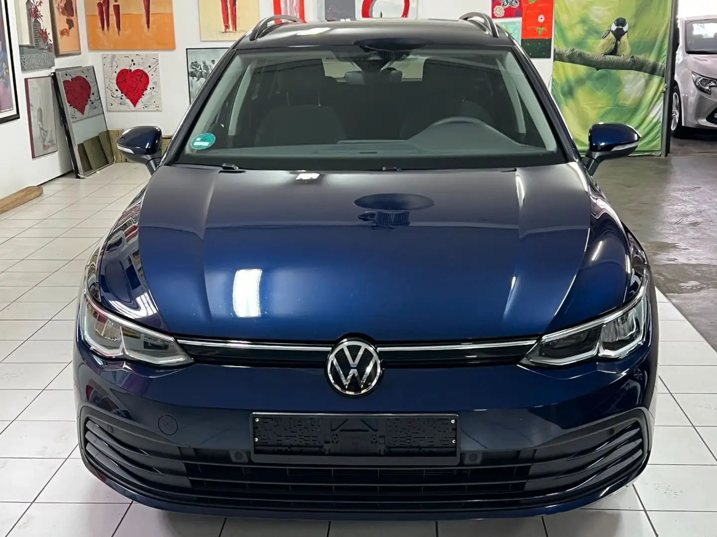 Volkswagen Golf VIII Variant Life LED Navi 1 Hand unfall Blau - 2