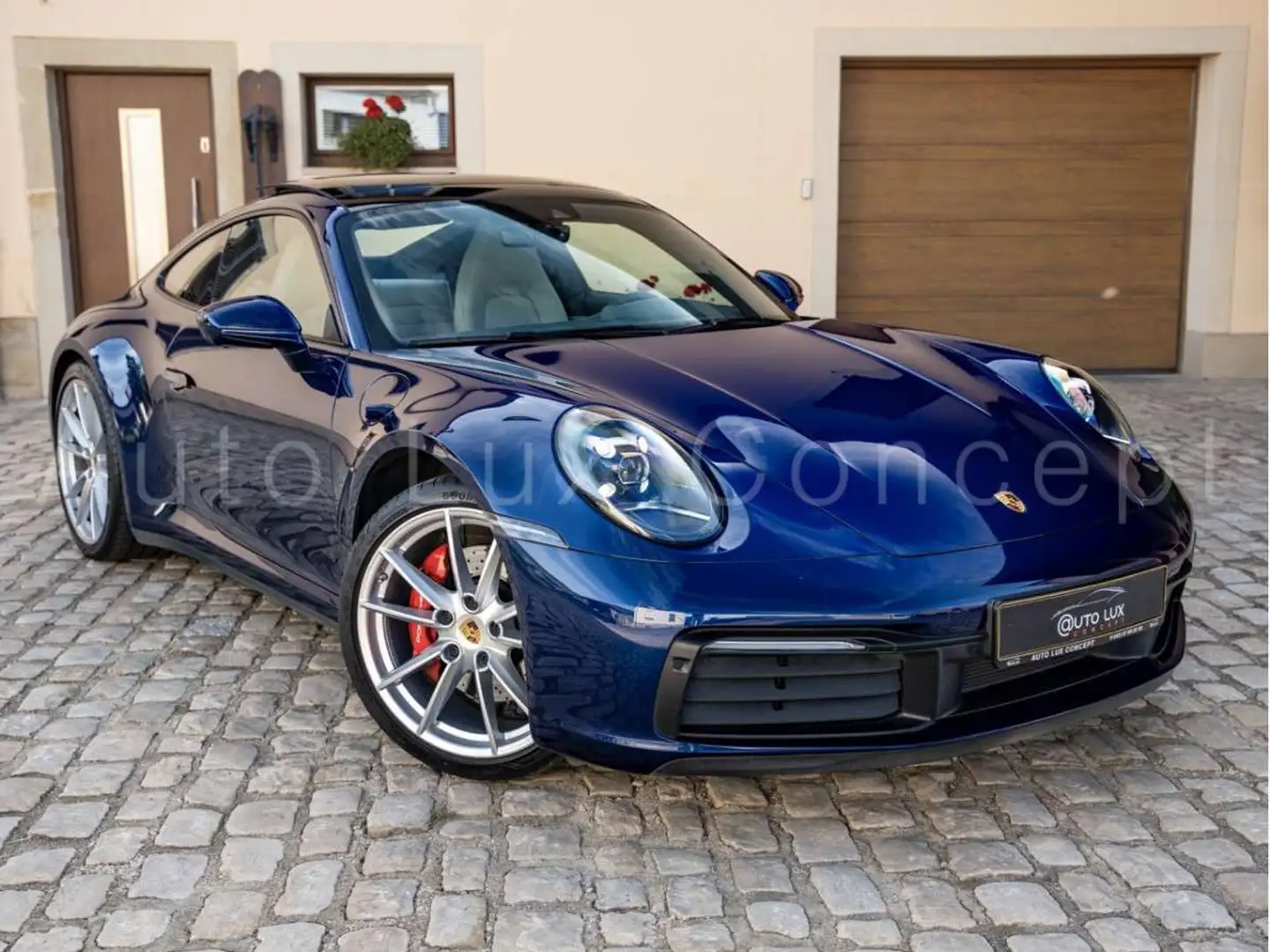 Porsche 992 911 Carrera 4S/Glasdach/Chrono/360/Lift/Approved Bleu - 2