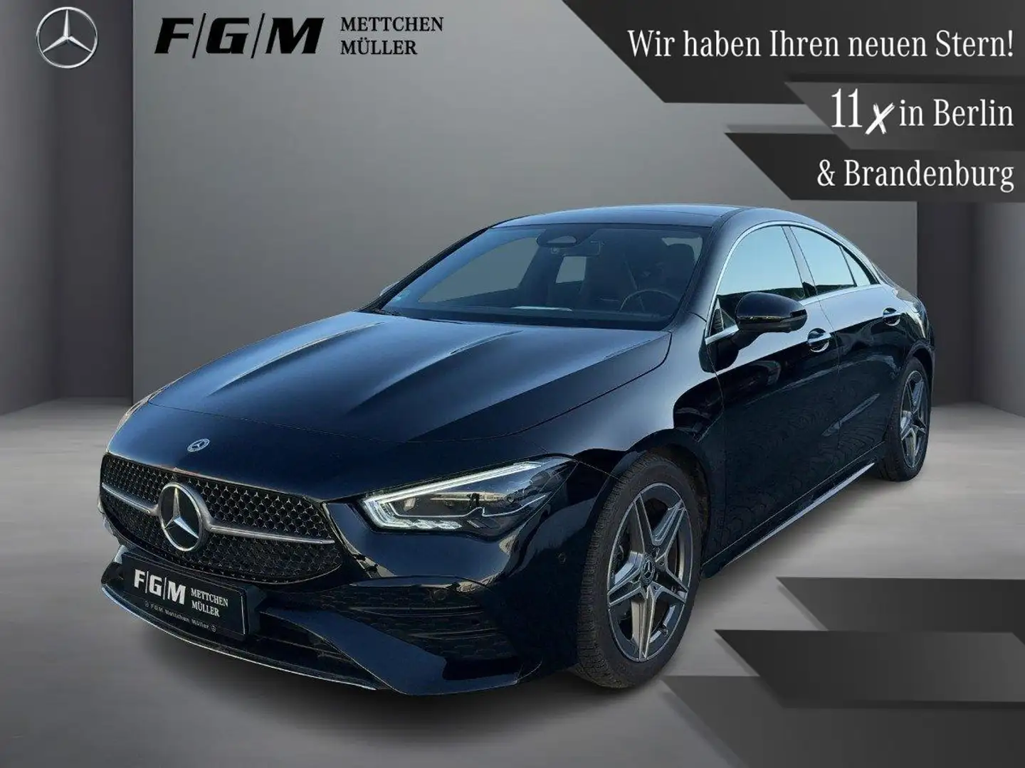 Mercedes-Benz CLA 180 Coupé AMG Line KeyGo|MBeam|S-Dach|TWA Schwarz - 1