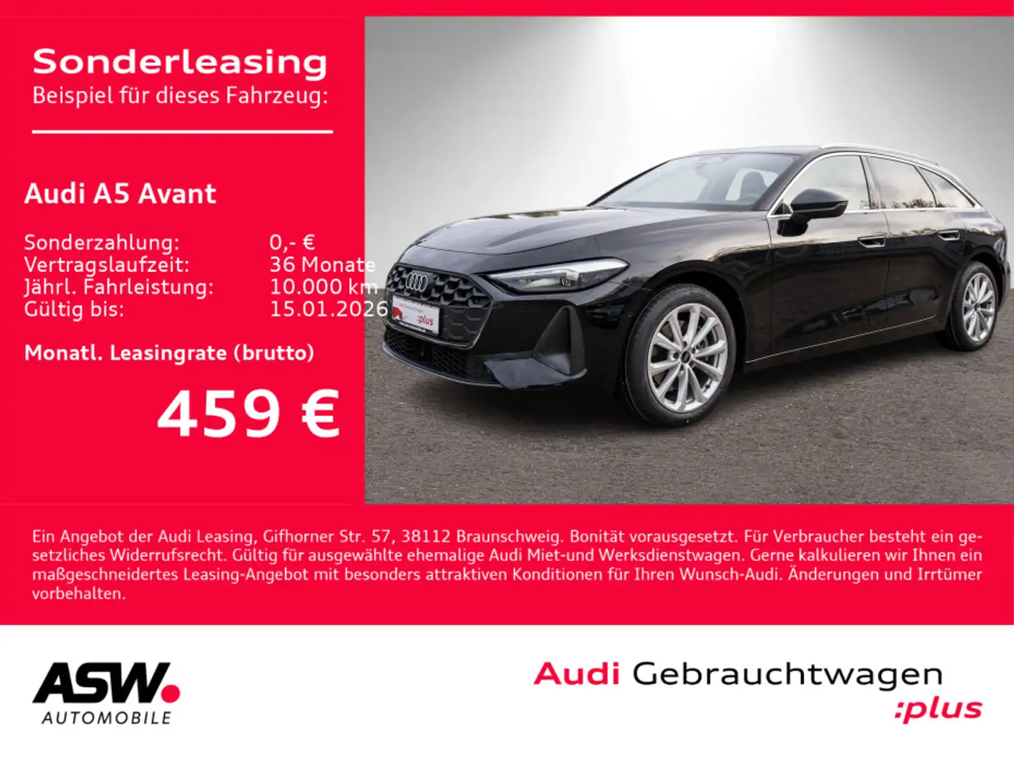 Audi A5 TFSI quattro Stronic NAVI LED AHK ACC Schwarz - 1