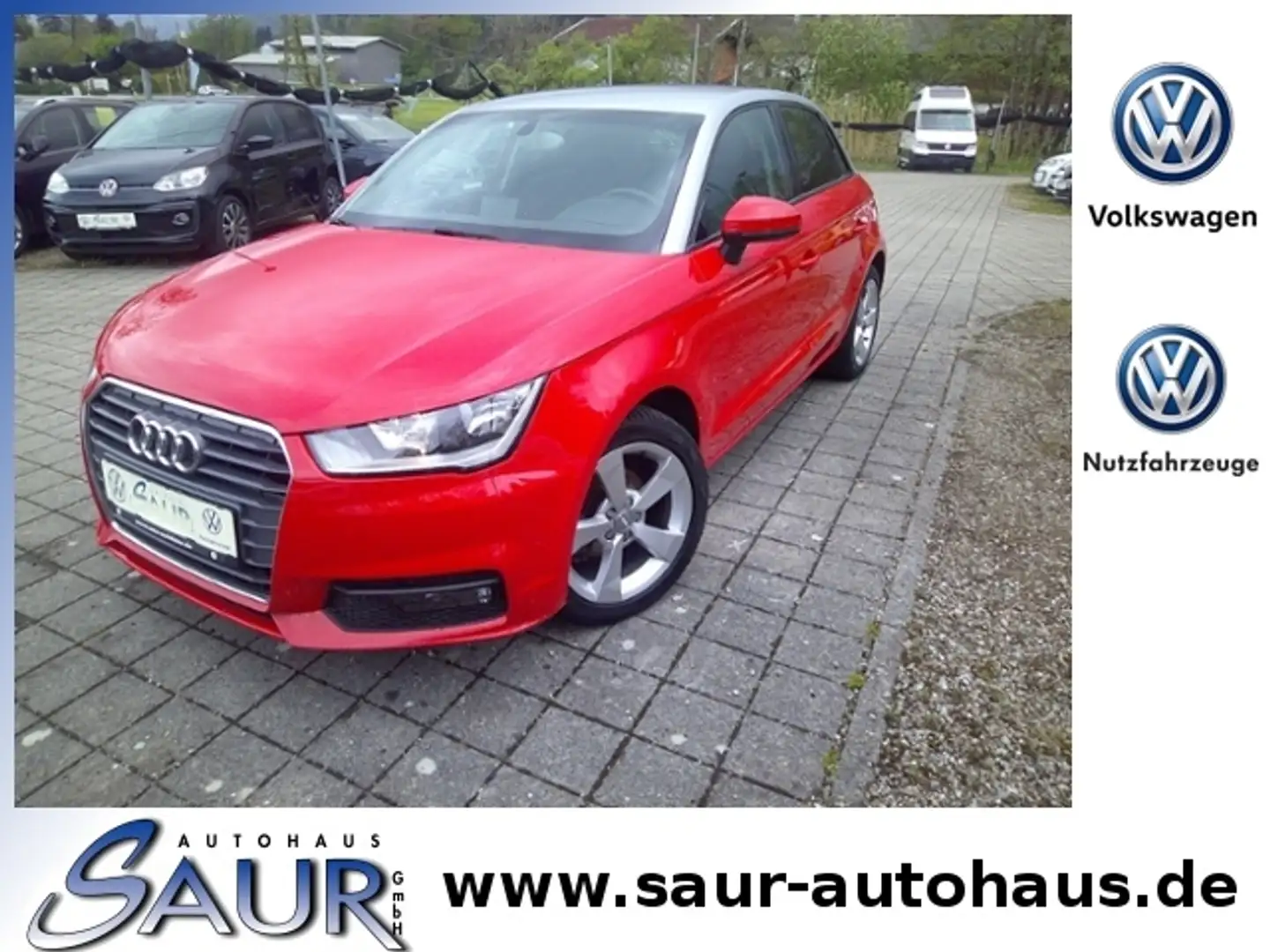 Audi A1 Sportback 1.0 TFSI sport*Klima*XenonPlus*PDC*SHZ* Rot - 1