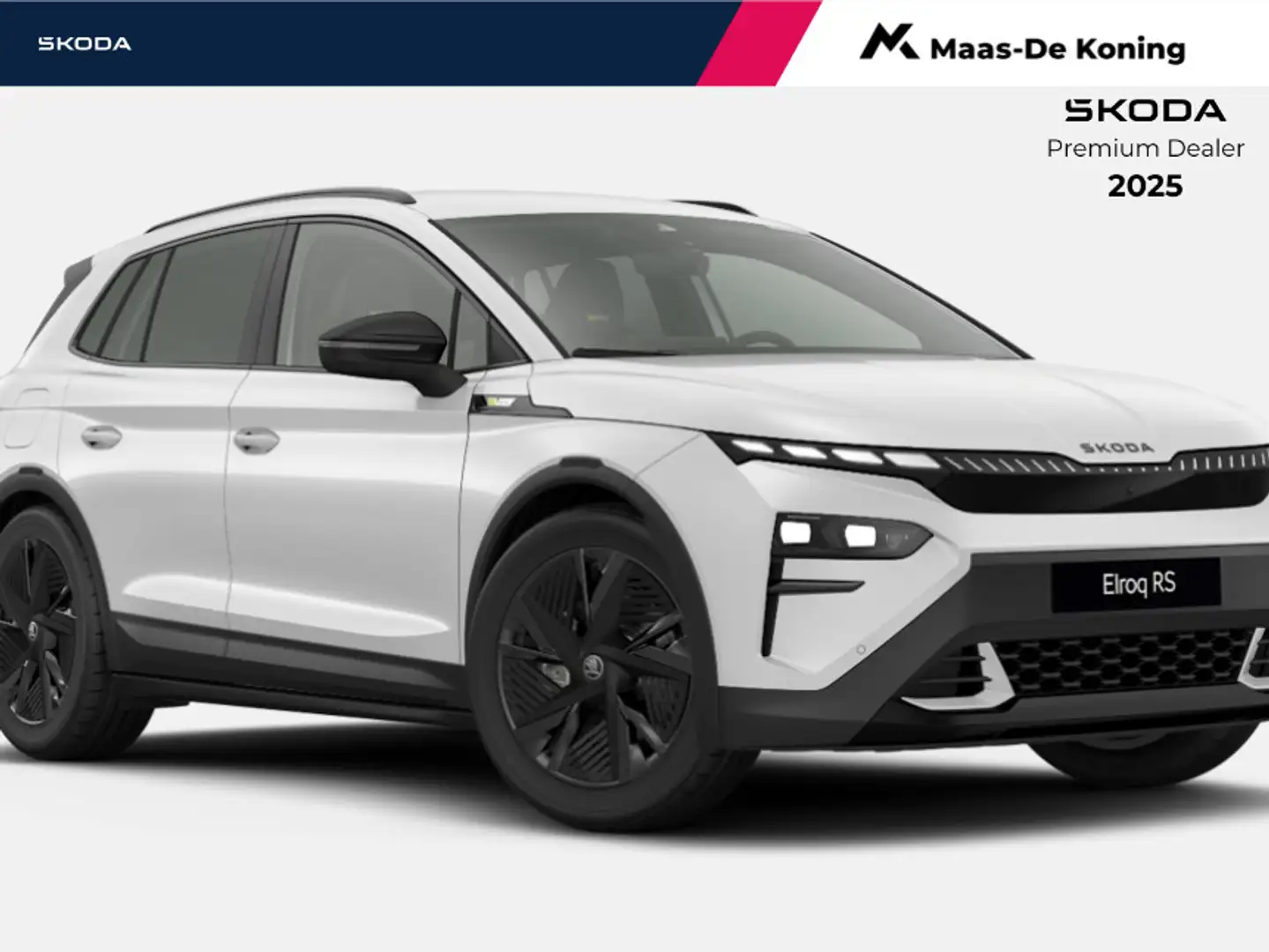 Skoda Elroq RS Elektromotor 250 kW / 340 PK SUV Elektrische aa Blanc - 1