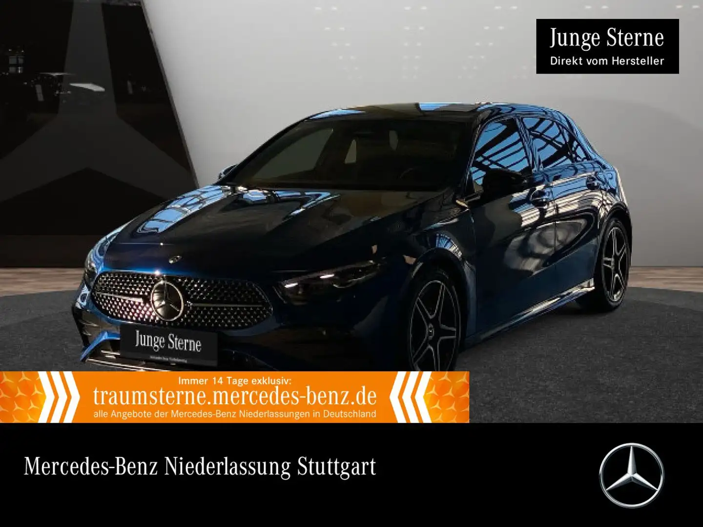 Mercedes-Benz A 180 AMG+NIGHT+MULTIBEAM+KAMERA+KEYLESS+7G Blau - 1
