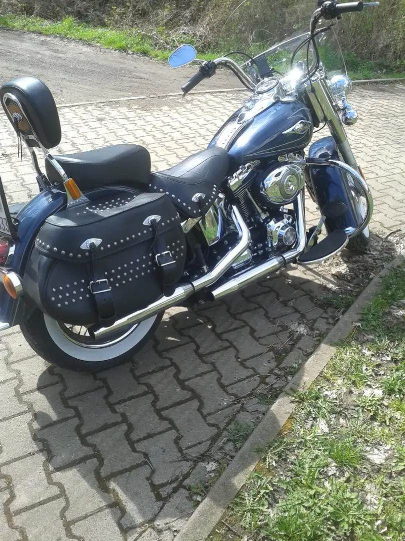 Harley-Davidson Heritage Softail Softail Classic FLSTC Albastru - 2