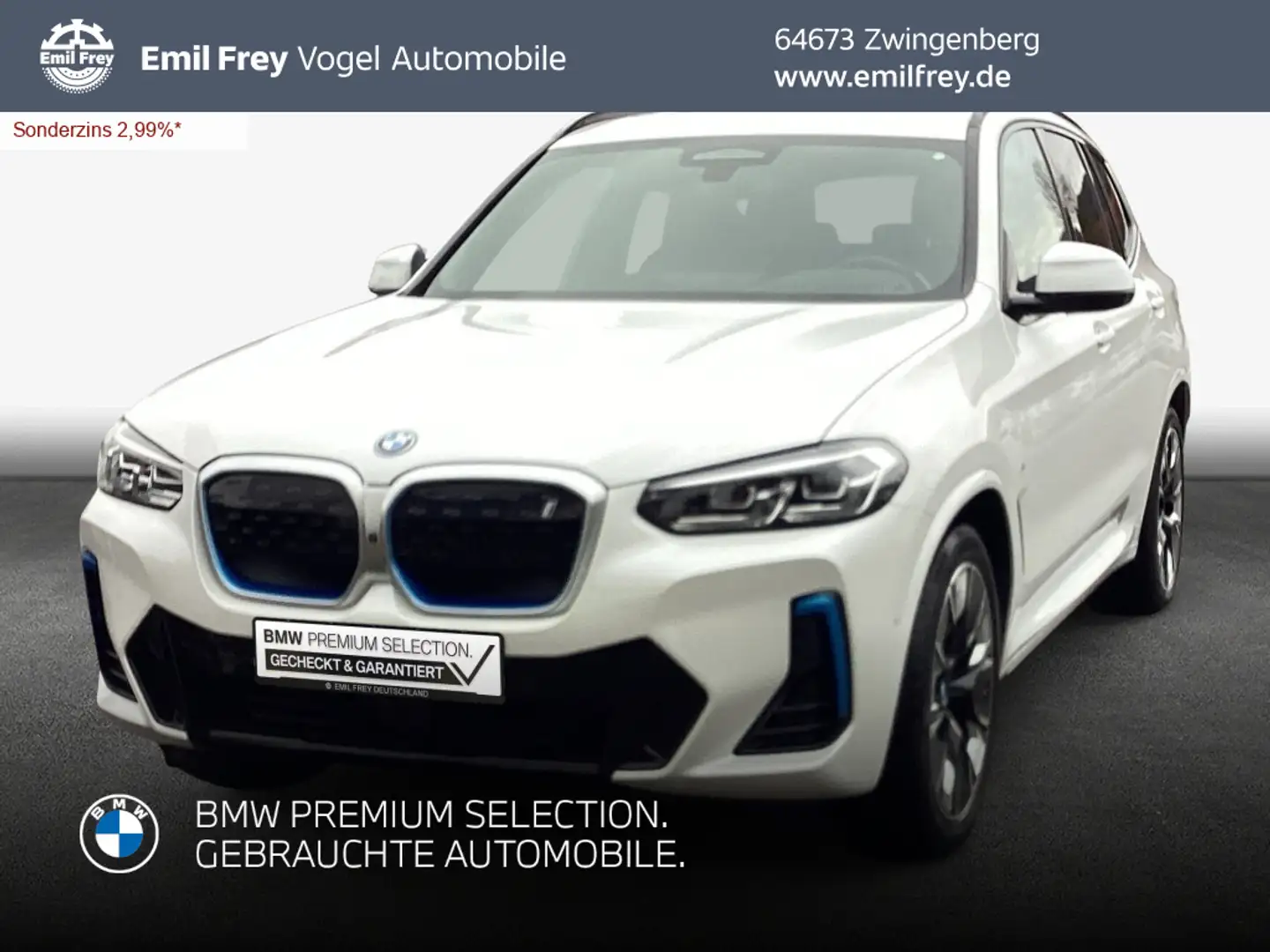 BMW iX3 Impressive Harman/Kardon* LED* Head-Up* Weiß - 1