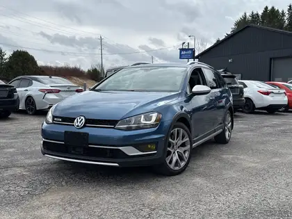 Blue 2017 Volkswagen Golf Alltrack SEL 4Motion AWD Wagon All-Wheel Drive 6-Speed Dual Clutch