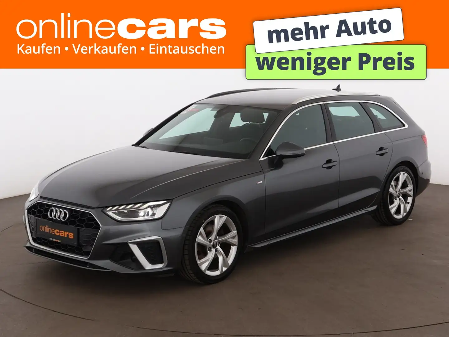 Audi A4 Avant 35 TDI S-Line Aut LED 360-CAM LEDER NAVI Grau - 1