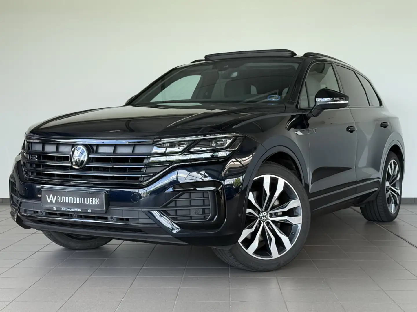 Volkswagen Touareg R-Line 4M |LUFT |PANO |AHK |MATR |360° Bleu - 1