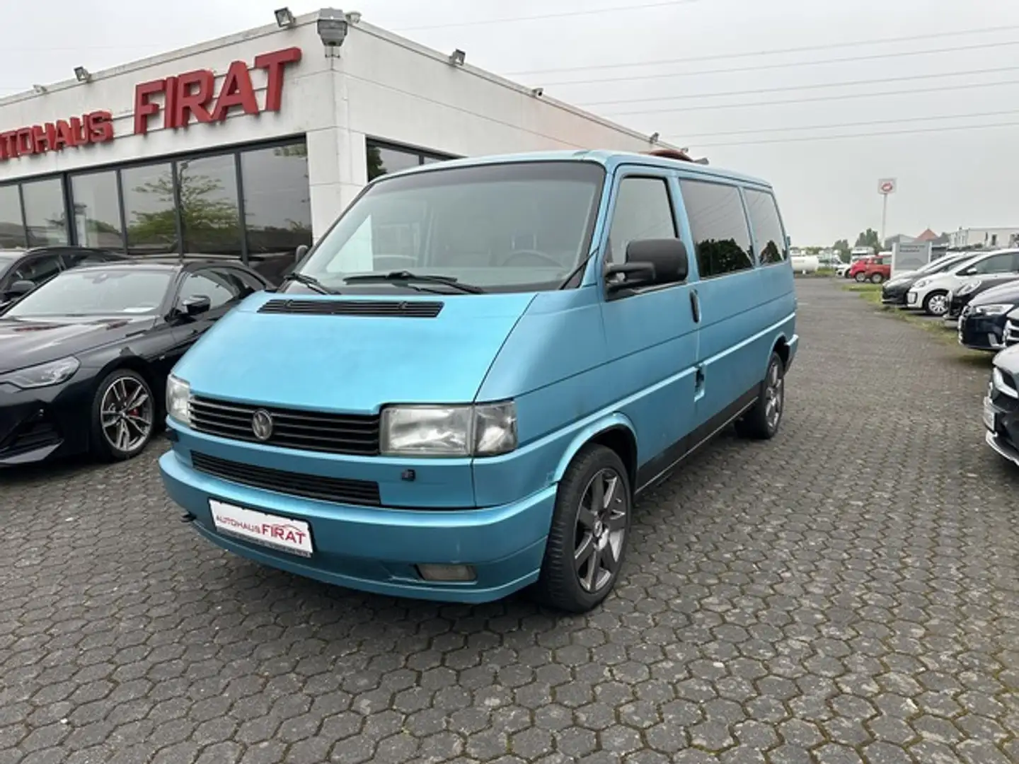 Volkswagen T4 Glasdach+17 Zoll Alu+PDC Modrá - 1