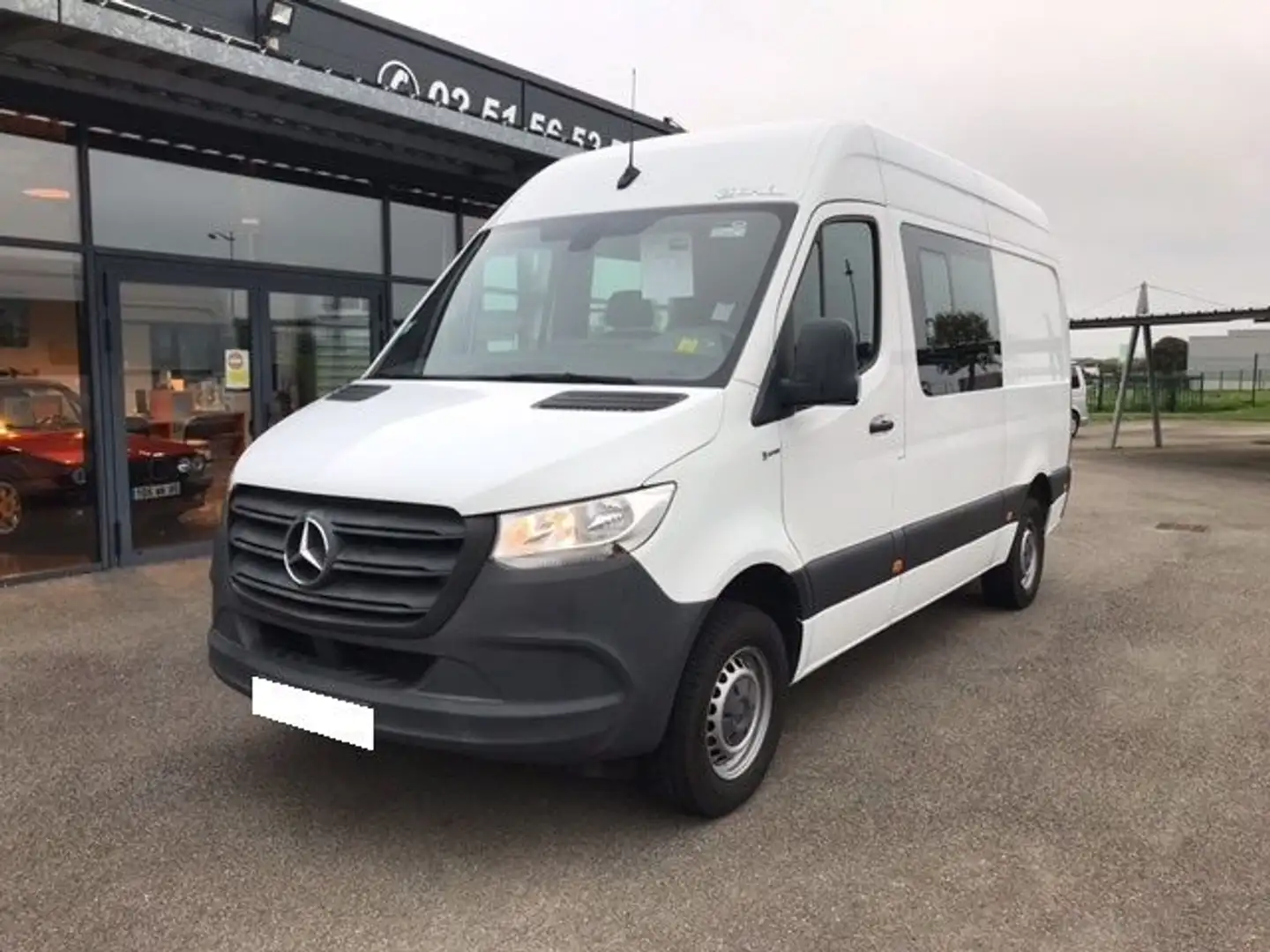 Mercedes-Benz Sprinter 314 CDI 37S 3T5 DOUBLE CABINE RETRACTABLE Blanc - 1