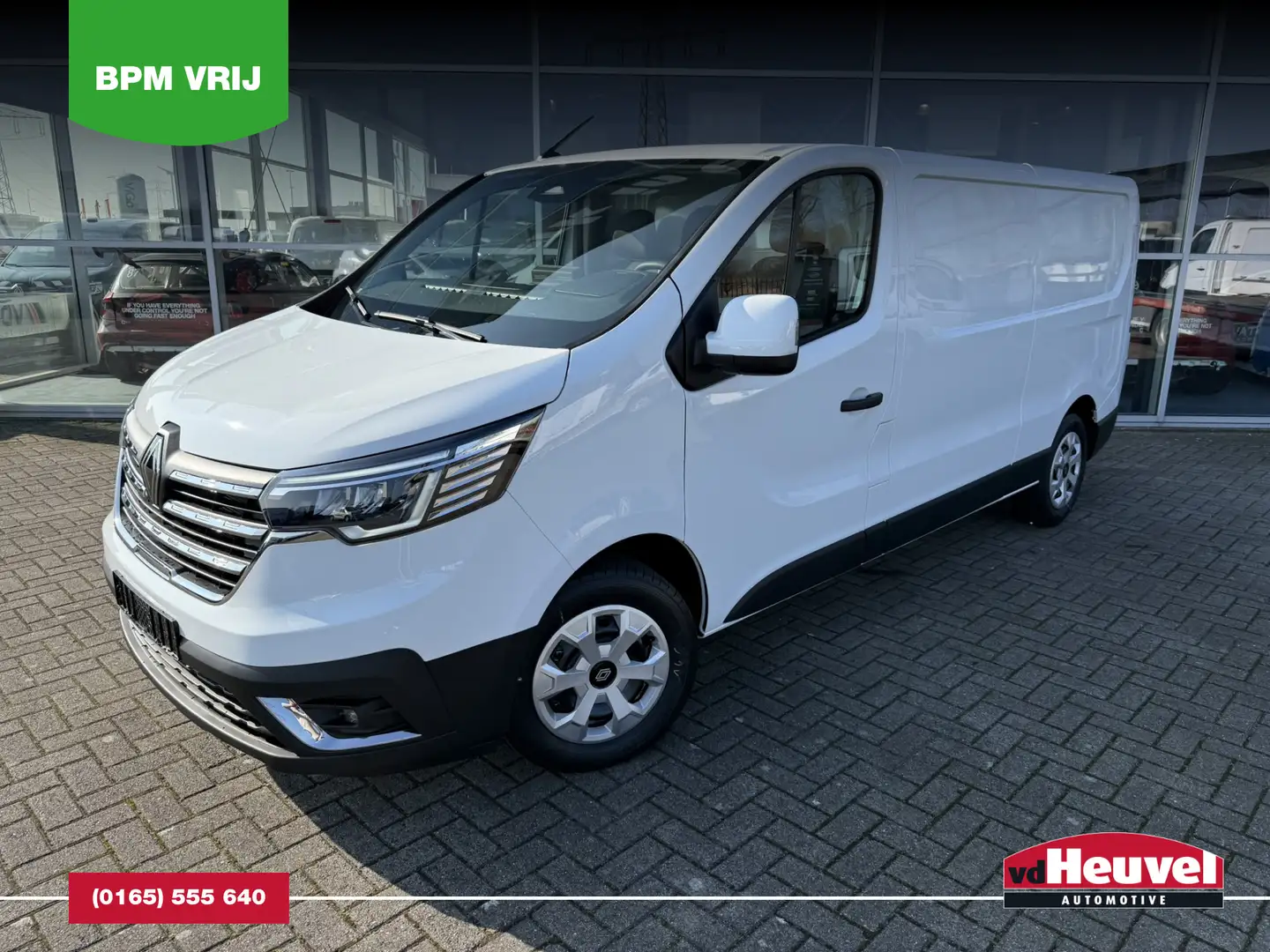 Renault Trafic 2.0 Blue dCi 130 T30 L2H1 Advance BPM VRIJ Wit - 1