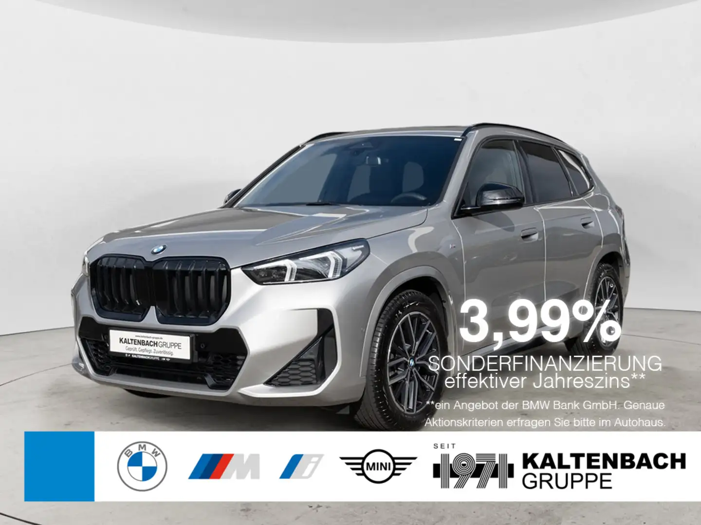 BMW X1 xDrive 20d M-Sport PANO AHK LED ACC NAVI Silber - 1