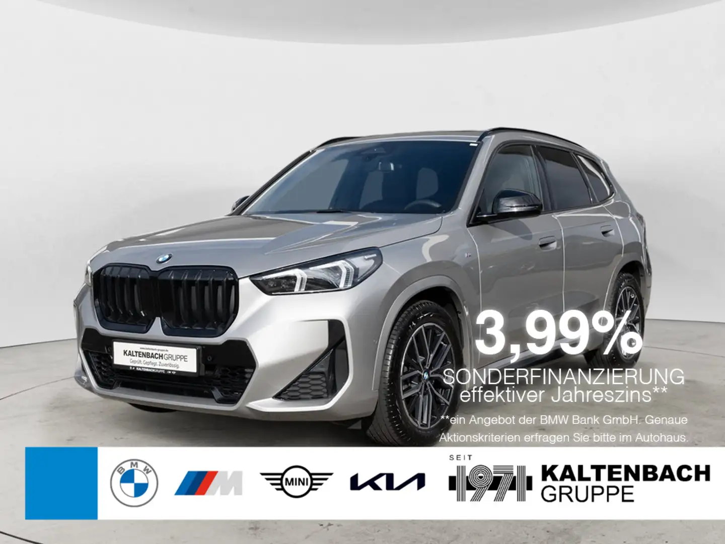 BMW X1 xDrive 20d M-Sport PANO AHK LED ACC NAVI Argent - 1