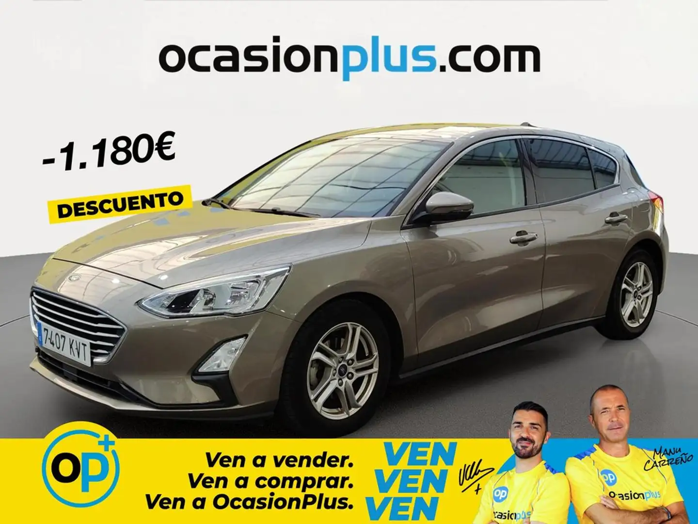 Ford Focus 1.0 Ecoboost Trend Edition 125 Gris - 1