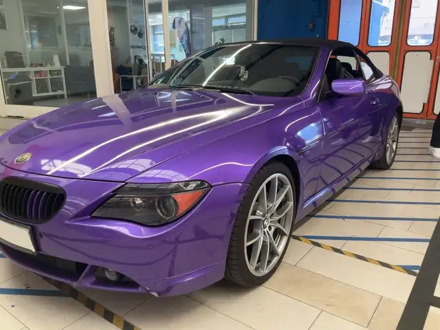 BMW 645 i Cabrio 333CV  SOLO 96000KM ! VIOLA SU CAMPIONE !
