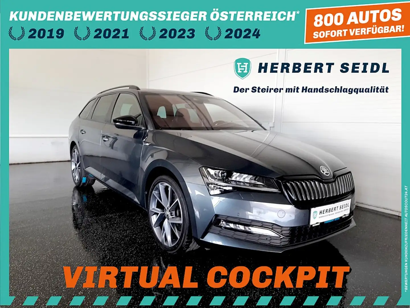 Skoda Superb Kombi SPORTLINE IV 156/218 DSG *SKY / MATRIX-LE... Grau - 1
