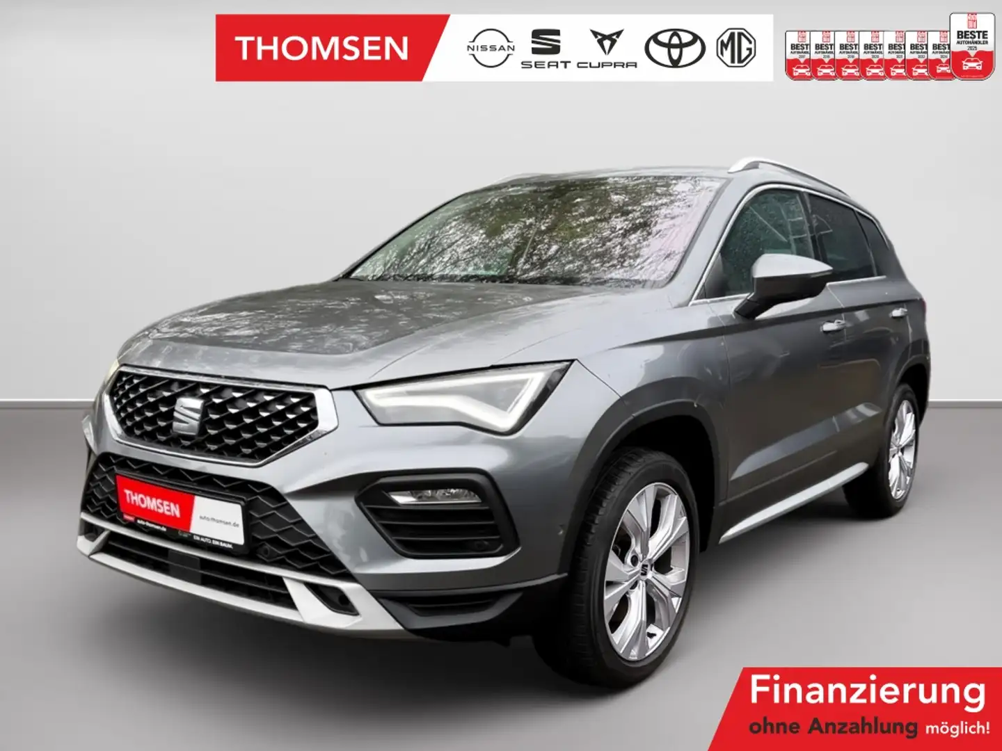 SEAT Ateca 2.0 TDI Xperience DSG+AHK+AUT+LED+Navi+PDC Grau - 1