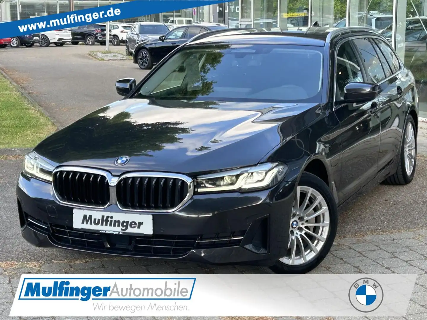 BMW 530 e T. ACC Kamera Ad-LED Live-Prof Sitzh.AHK Navi Gris - 1