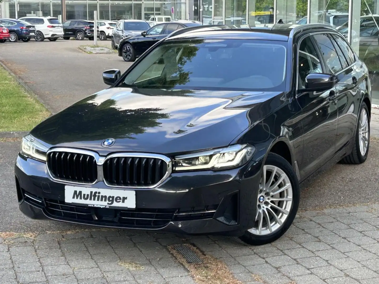 BMW 530 e T. ACC Kamera Ad-LED Live-Prof Sitzh.AHK Navi Gris - 2