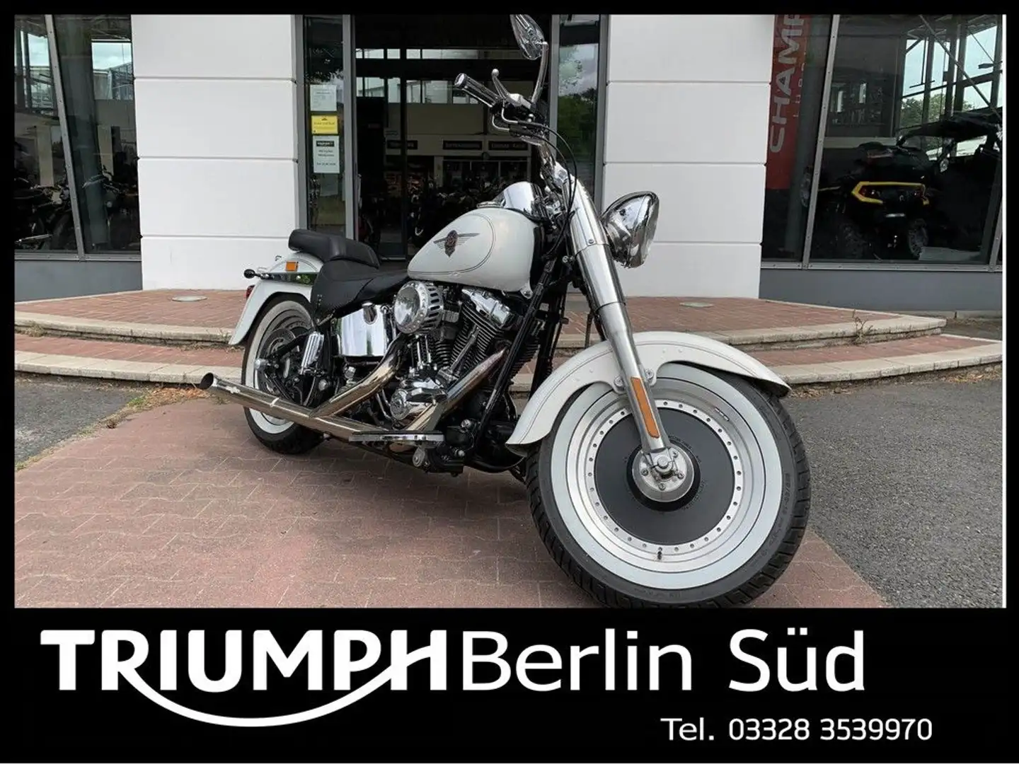 Harley-Davidson Fat Boy FLSTF Weiß - 1