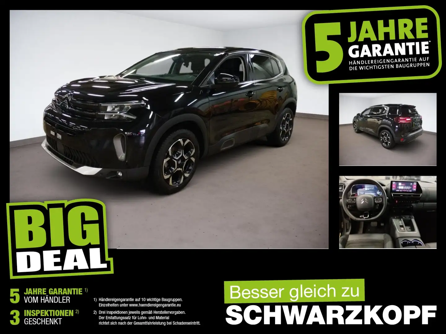 Citroen C5 Aircross 1.2 Parkpilot,Isofix,USB,Start-Stop Noir - 1