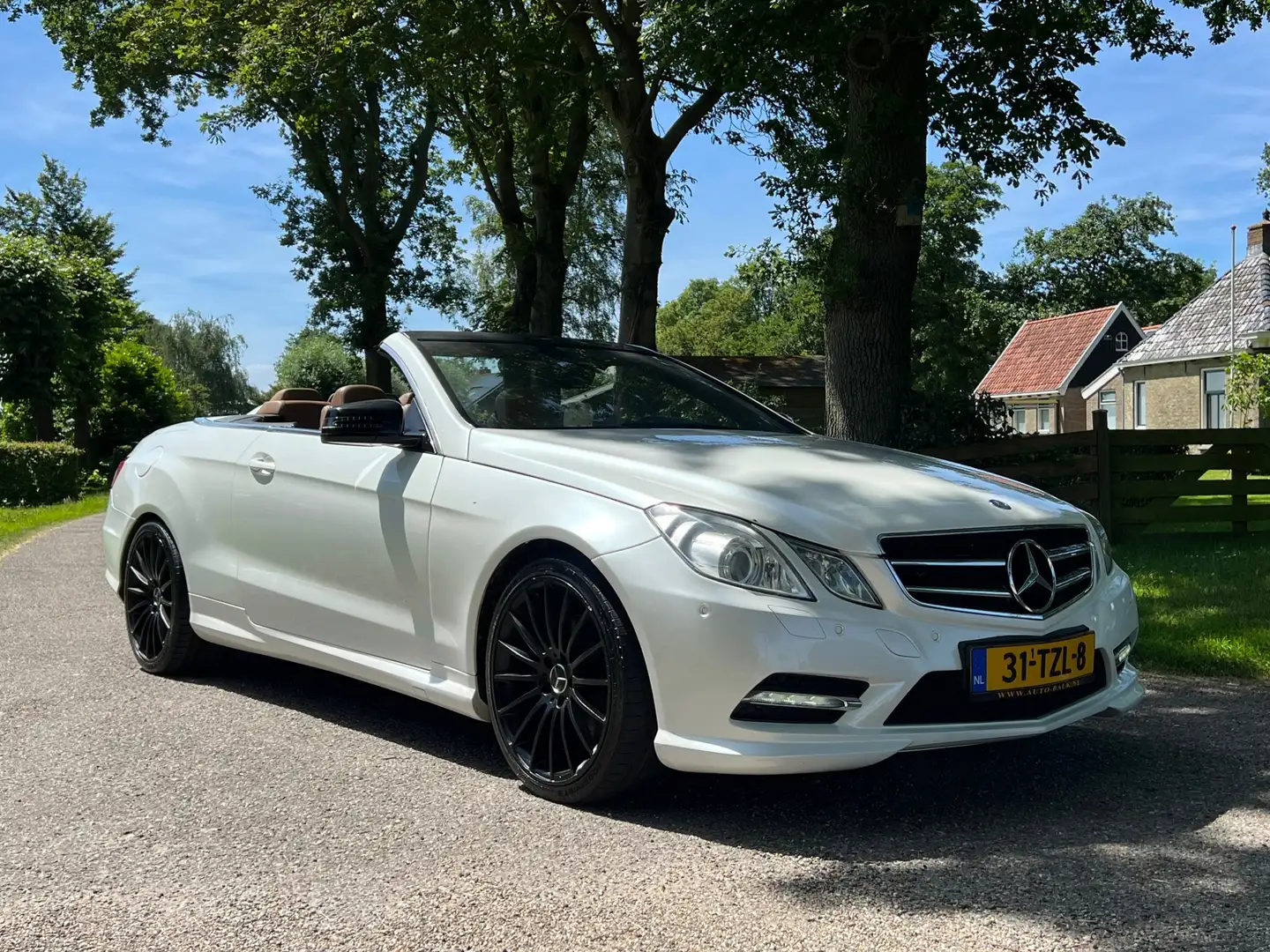 Mercedes-Benz E 350 Cabrio CDI Elegance AMG Uitgevoerd! Blanc - 1