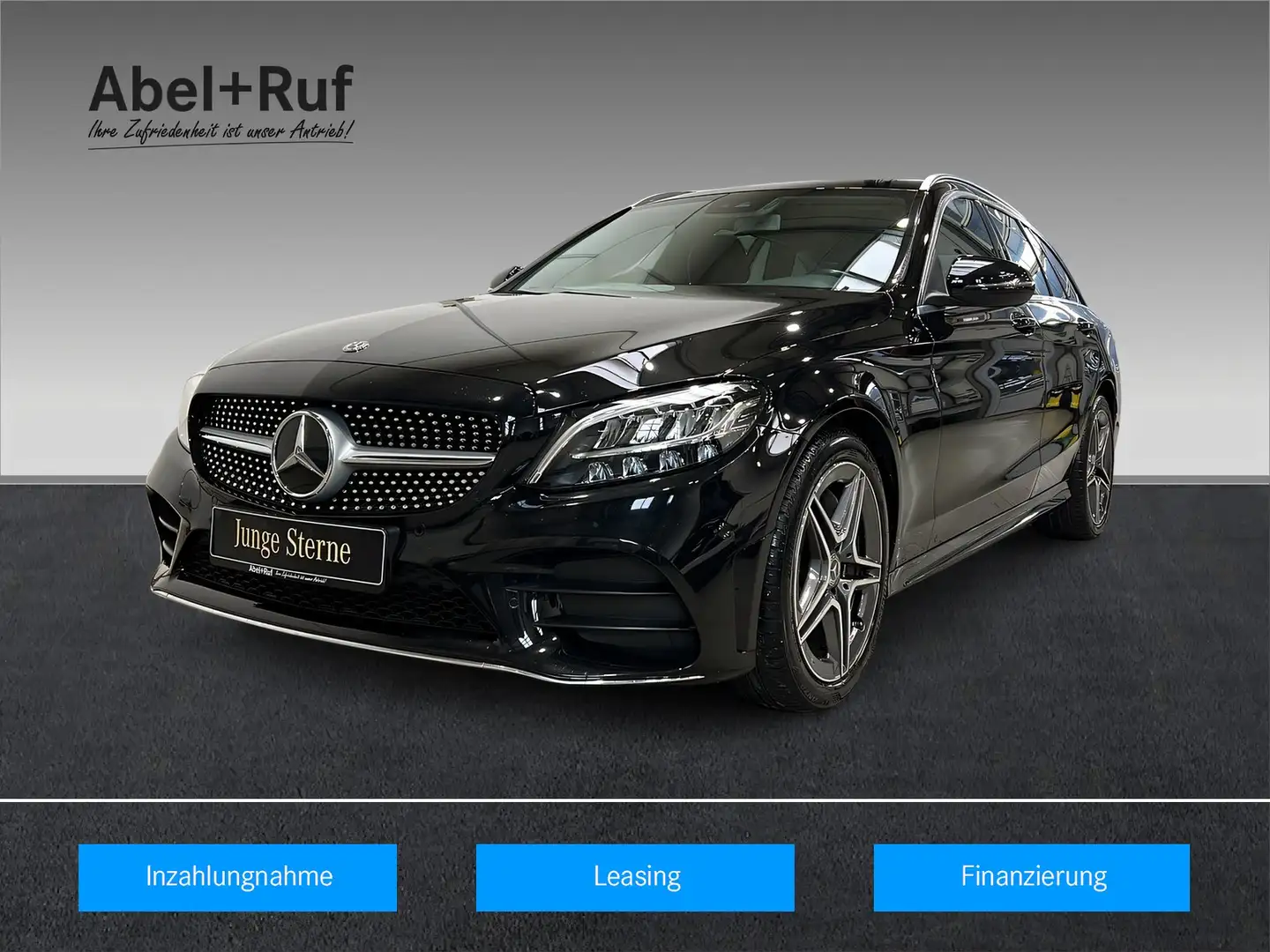 Mercedes-Benz C 300 d T AMG+LED+Kamera+CarPlay+Ambiente+TotW Schwarz - 1