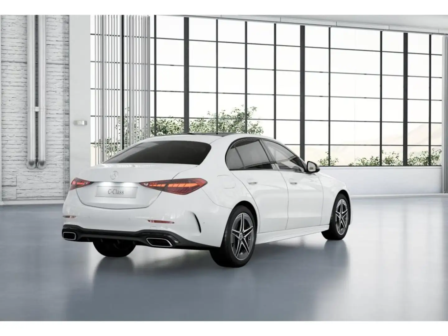 Mercedes-Benz C 180 AMG-Sport/Pano/Night/Totw/LED/Cam/Ambi/18" Weiß - 2