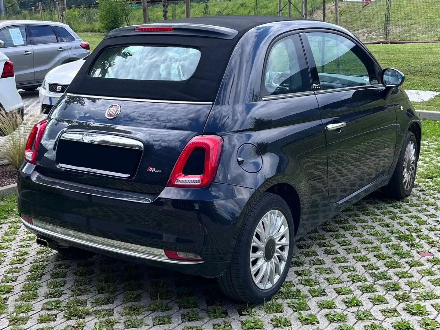 Fiat 500C 1.2 CABRIO FACELIFT SENSORI CERCHI IN LEGA Zwart - 2