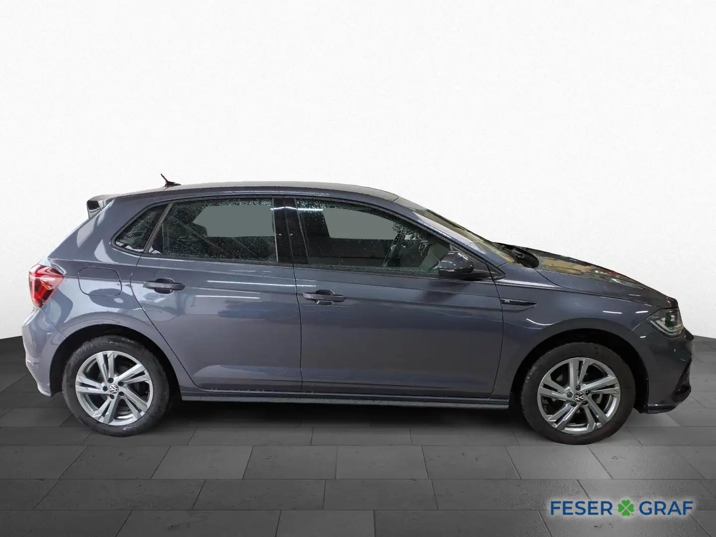 Volkswagen Polo 1.0 TSI DSG R-Line NAVI KAM IQ.LIGHT ACC Grau - 2