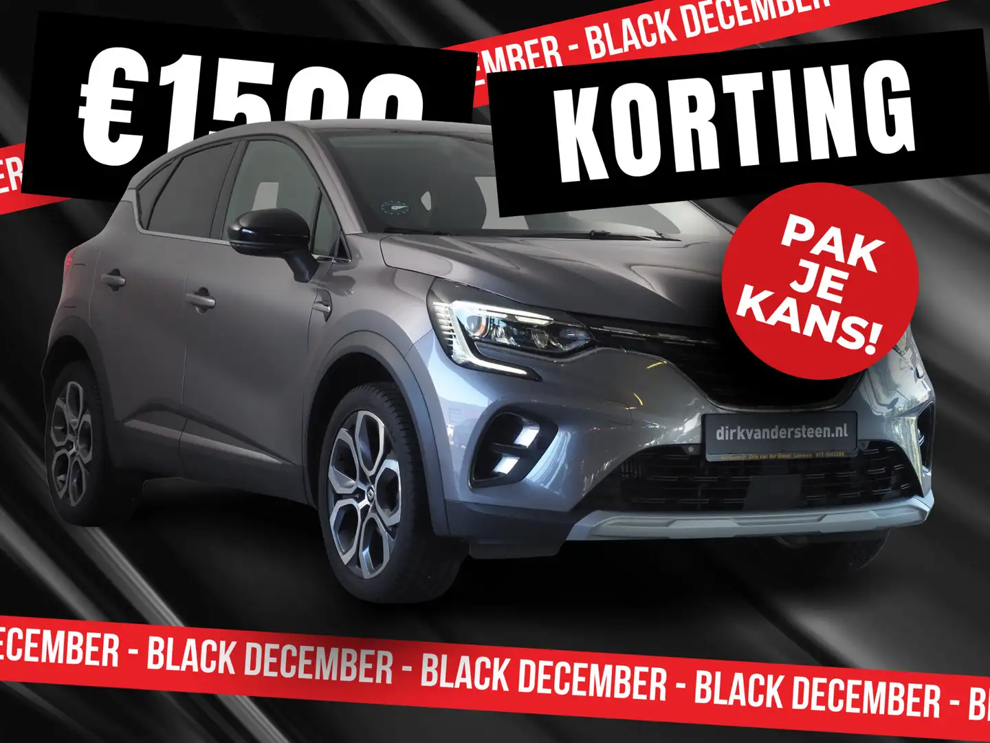 Renault Captur 1.0 TCe 90 techno | Stuurwiel En Voorstoelen Verwa Grijs - 1