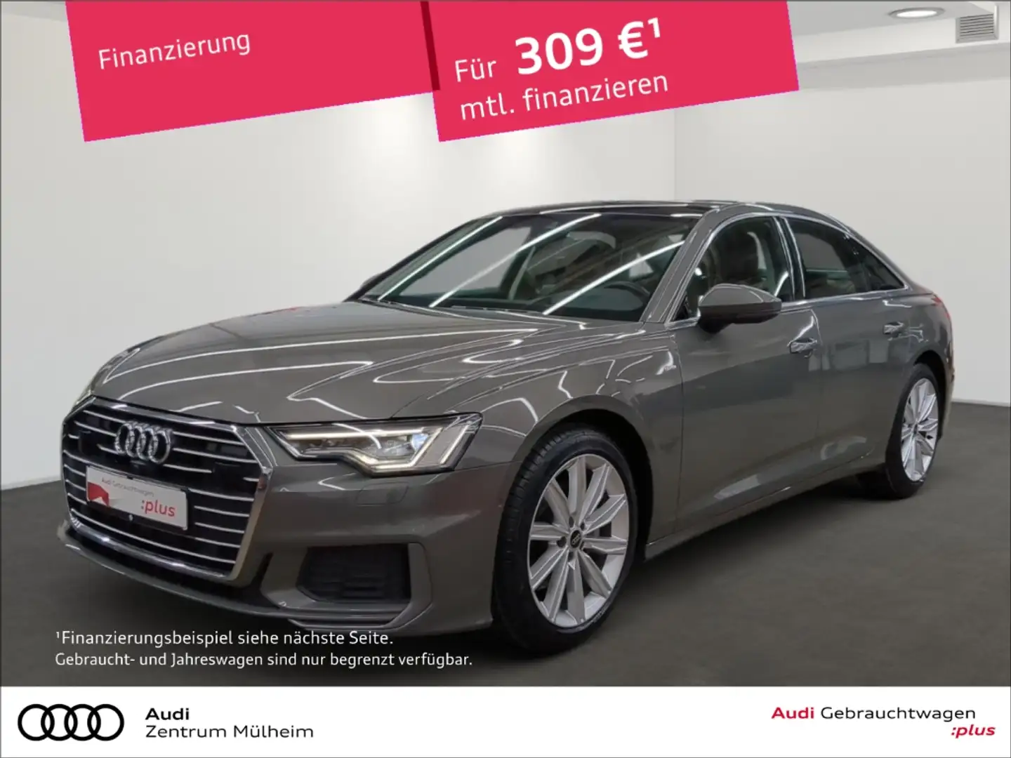Audi A6 Lim. 40 TDI Navi Pano MatrixLED Leder virtual Grau - 1