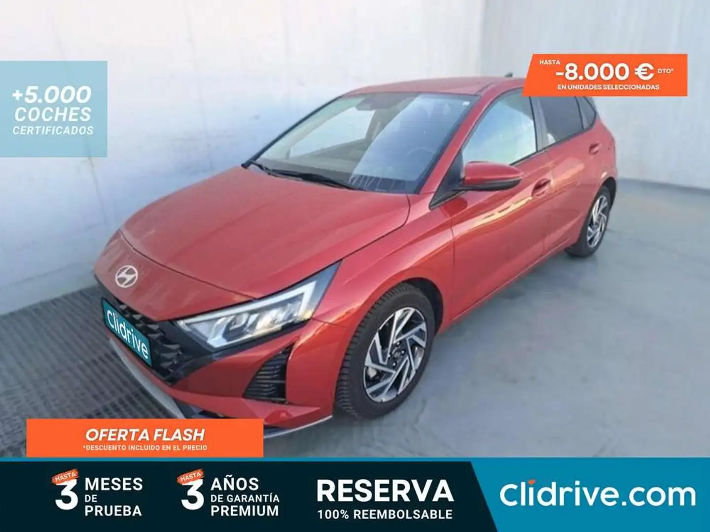 Hyundai i20 1.0 TGDI Klass 100 Rojo - 1
