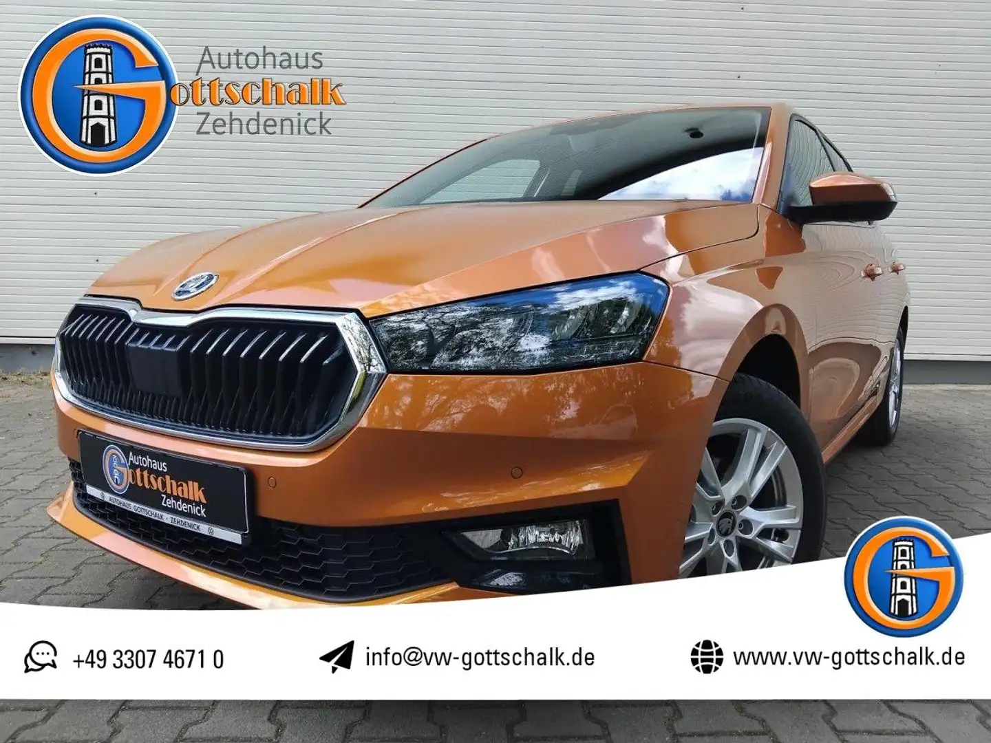 Skoda Fabia Premium 1.0 TSI SHZ PDC Kamera Keyless Arancione - 1